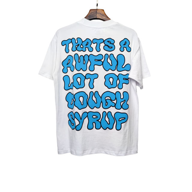 28476787 Blue Cartoon Alphabet Print Tee