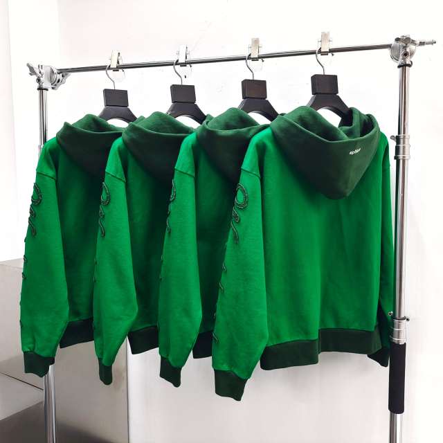 1:1 quality version 28478613 Patchwork Embroidery Rhinestone Five-Pointed Star hoodie
