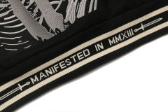 28481821 Skull Letter Embroidered Baseball Jacket