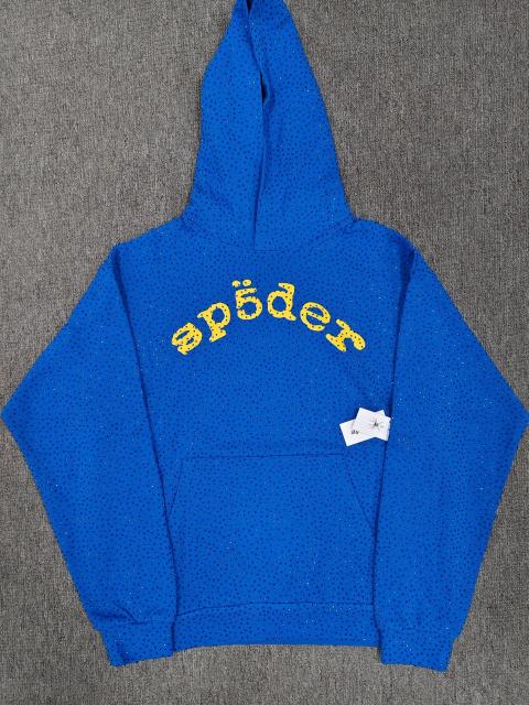 1:1 Top Quality Sp5der VVS Rhinestone Hoodie