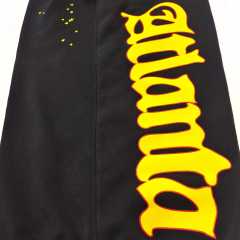 1:1 quality version Yellow lettered Atlanta print Hoodie & Pants Set
