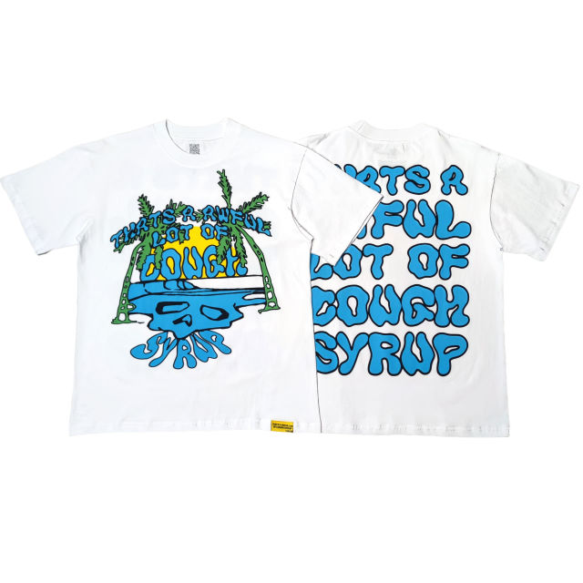 28476787 Blue Cartoon Alphabet Print Tee