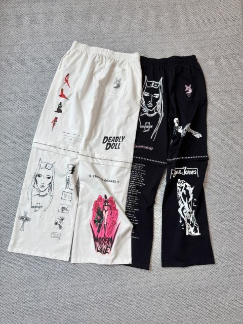 1:1 Quality CH Comic Pants 2 colors Black White