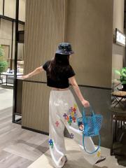 1:1 Quality CH Comic Pants 2 colors Black White