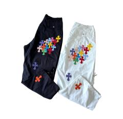 1:1 Quality CH Comic Pants 2 colors Black White