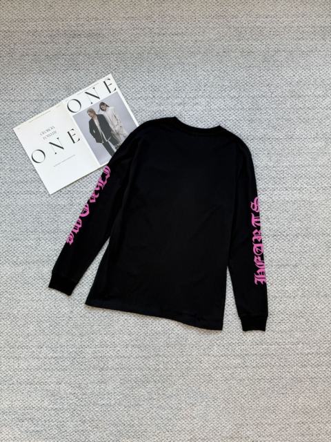 1:1 Quality CH Banner Long Sleeve T-Shirt Red