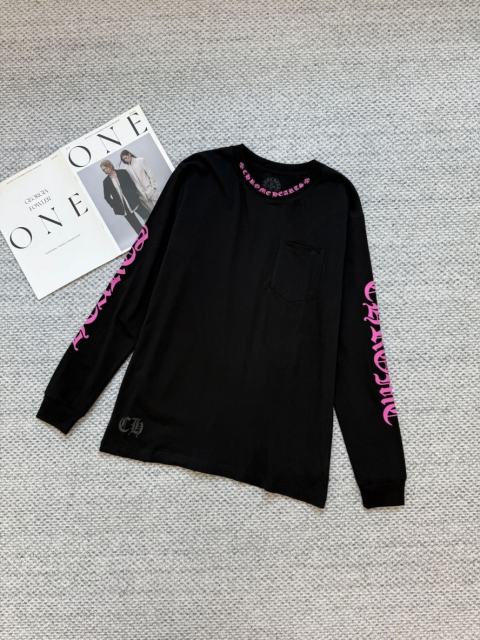 1:1 Quality CH Banner Long Sleeve T-Shirt Red