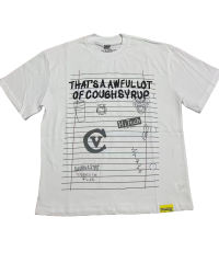 Cough Syrup Messy Notes Print Tee 2 colors 28496712