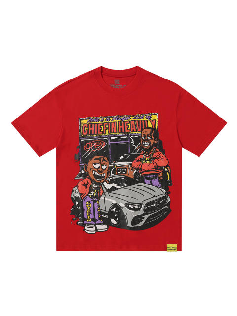 Cough Syrup Car Cartoon Portrait Print Tee 2 colors 28496614