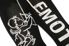 28475745 Logo Print Washed Version  Cupid  Flared sweatpants 2 colors