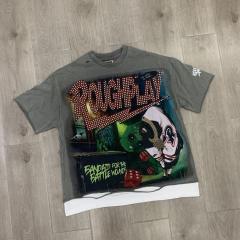 Rough Play Rhinestone Tee T-Shirt