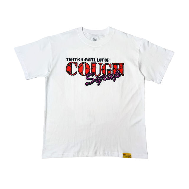 Cough Syrup  Fun Portrait Letter Print Tee 2 colors