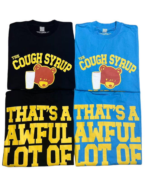 Cough Syrup Bear Milk Print Tee 2 colors
