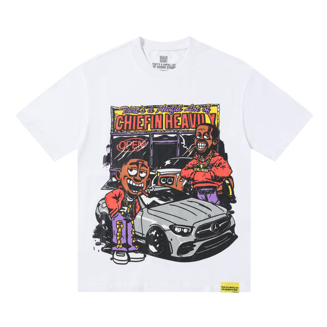 Cough Syrup Car Cartoon Portrait Print Tee 2 colors 28496614