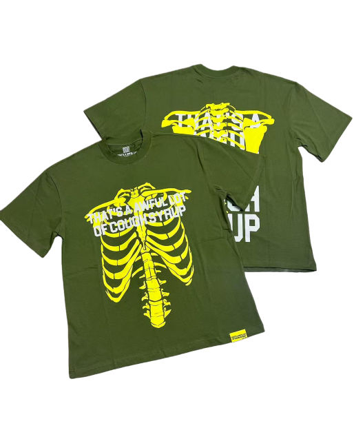 Cough Syrup Skeleton Letter Print Tee 3 colors 28496619