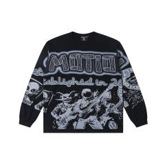 28462020 Astronaut Band printed Long Sleeve T-Shirt