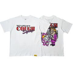 Cough Syrup  Fun Portrait Letter Print Tee 2 colors