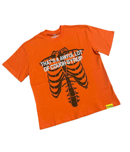 Cough Syrup Skeleton Letter Print Tee 3 colors 28496619