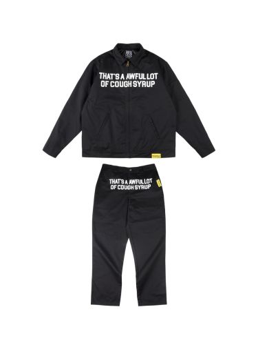 Classic Letter Print Jacket & Pants Set 3 colors 28494632