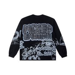 28462020 Astronaut Band printed Long Sleeve T-Shirt