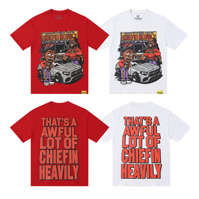 Cough Syrup Car Cartoon Portrait Print Tee 2 colors 28496614