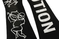 28475745 Logo Print Washed Version  Cupid  Flared sweatpants 2 colors
