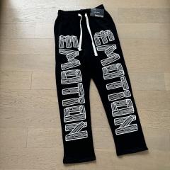 Mixed Emotion Sketch Sweatpants Black