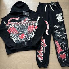 Mixed Emotion Angels Flare Pants 2 Colors