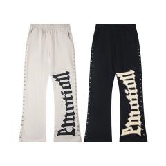 Mixed Emotion Logo printed beaded on both sides sweatpants