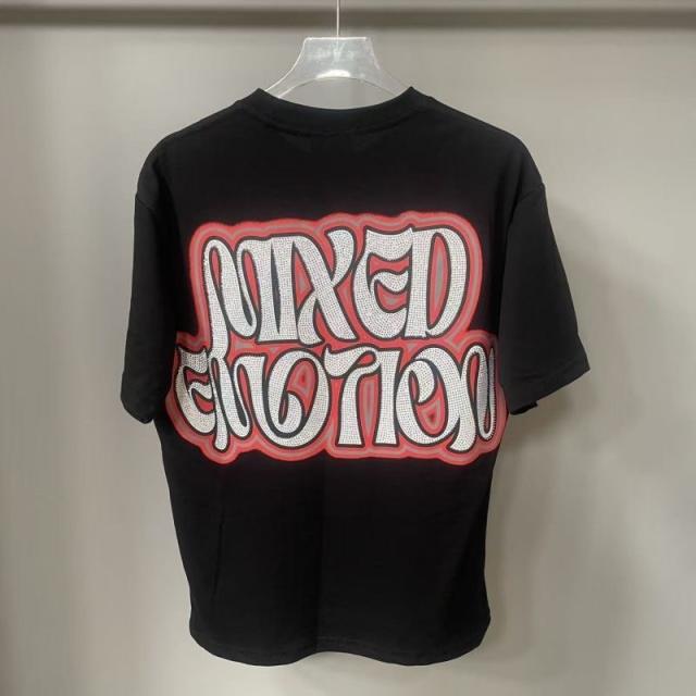 Mixed Emotion Rhinestone Angel T-Shirt Tee