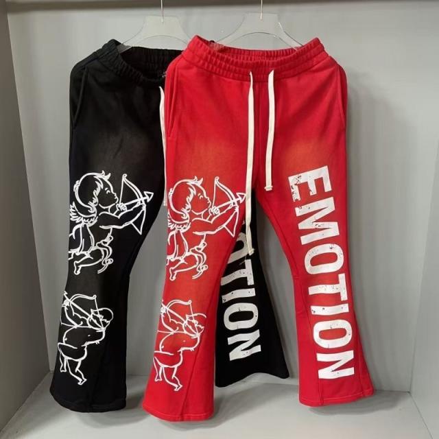 Mixed Emotion Angels Flare Pants 2 Colors