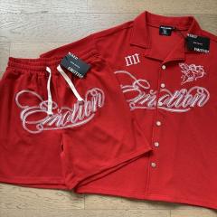 Mixed Emotion Waffle Shirt & Shorts