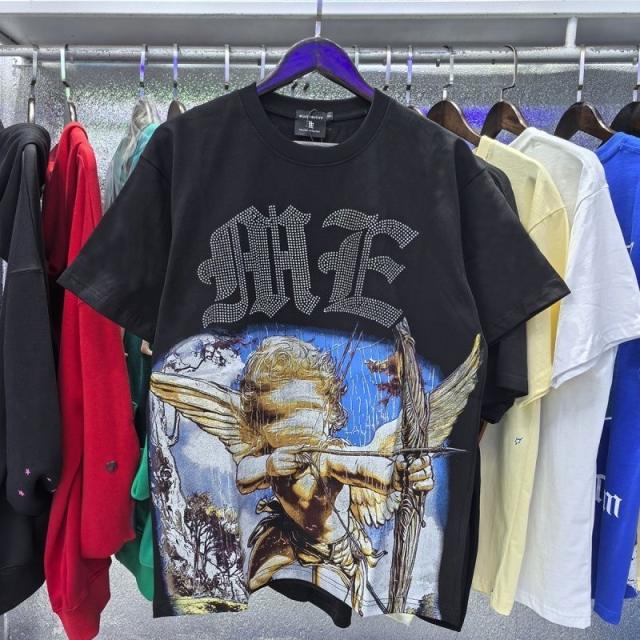Mixed Emotion Rhinestone Angel T-Shirt Tee
