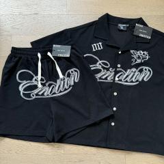 Mixed Emotion Waffle Shirt & Shorts