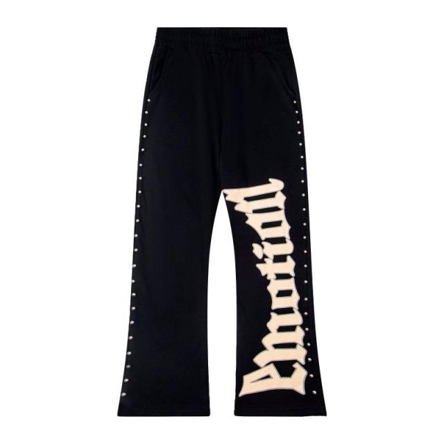 Mixed Emotion Logo printed beaded on both sides sweatpants