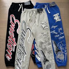 Mixed Emotion Angels Flare Pants 2 Colors