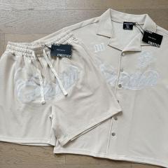 Mixed Emotion Waffle Shirt & Shorts