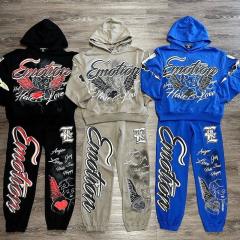 Mixed Emotion Angels Flare Pants 2 Colors