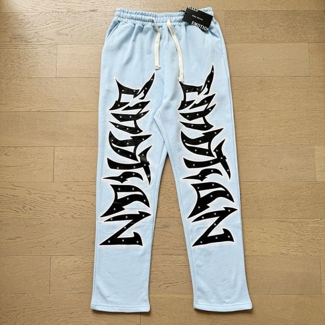Mixed Emotion Studded Flare Pants 2 Colors