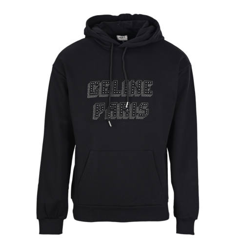 1:1 quality version rivet inlaid diamond letter hoodie 28491776