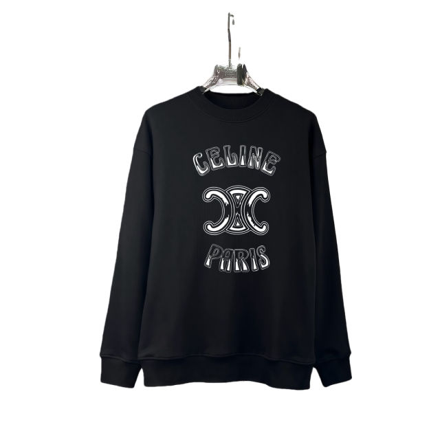 Two-Tone Letter Logo Print Crewneck Pullover Sweatshirt 2 colors 28495594