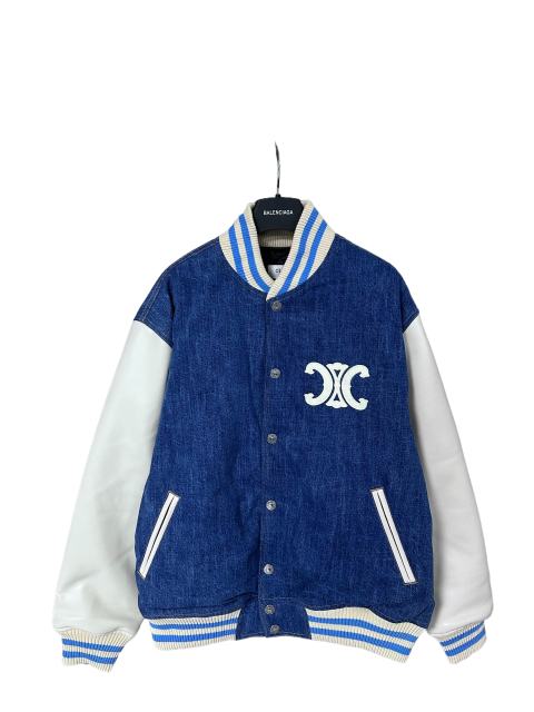 1:1 quality version Water-washed Denim Patchwork Jacket 28491830