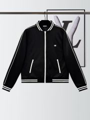 1:1 quality version Reversible Plain Knit Baseball Jacket
