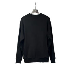 Double-Row Letter Print Crewneck Pullover Sweatshirt 2 colors 28495602
