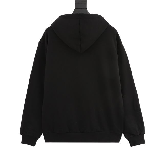 rivet inlaid diamond letter hoodie 28493509