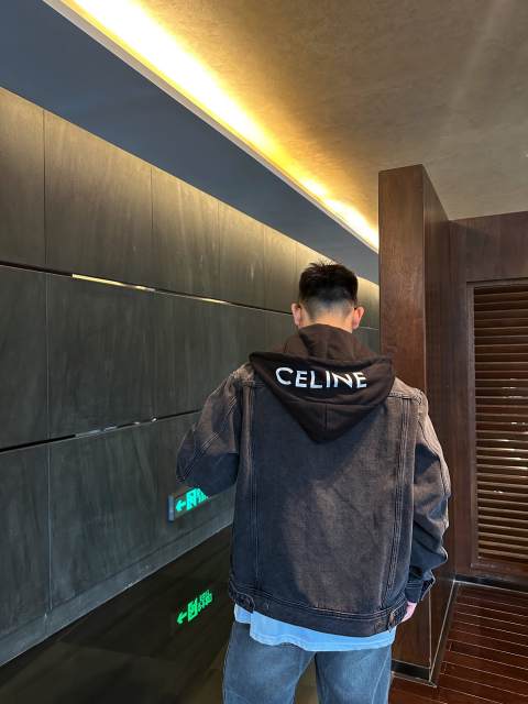 1:1 quality version 28452734 hooded denim jacket