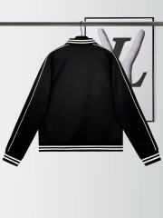 1:1 quality version Reversible Plain Knit Baseball Jacket