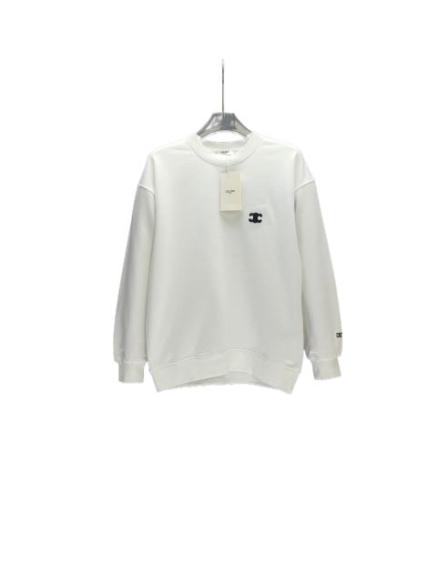 embroidered round neck Sweatshirt 2 colors 28493496