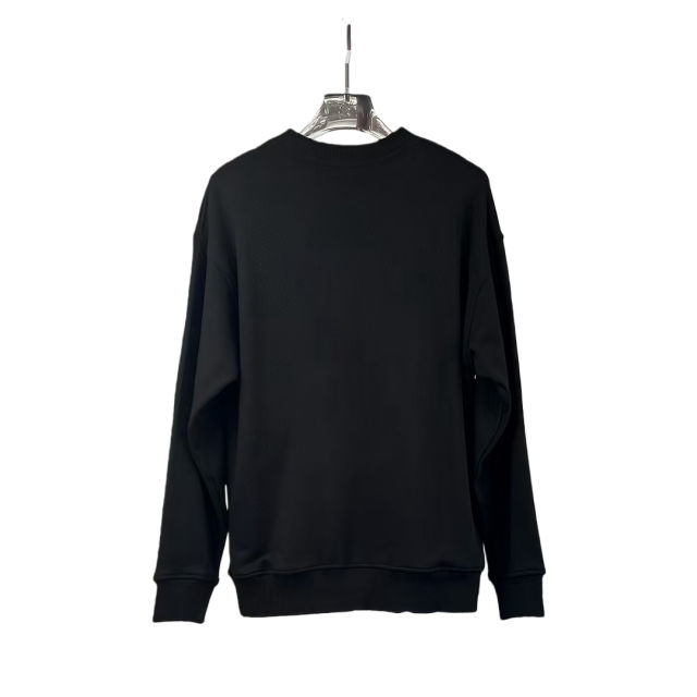 Two-Tone Letter Logo Print Crewneck Pullover Sweatshirt 2 colors 28495594