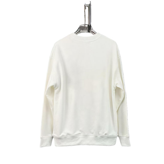 Two-Tone Letter Logo Print Crewneck Pullover Sweatshirt 2 colors 28495594